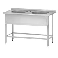 Ванна моечная ВМЦн 1400 «Norma Zn» м/о 500x400x250/2 (ножка угловая)